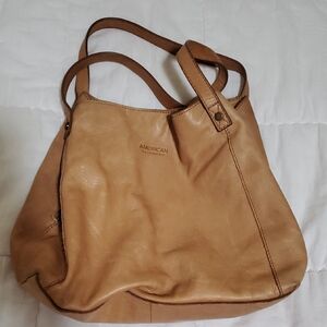 American Leather Co. Tan Shoulder Bag